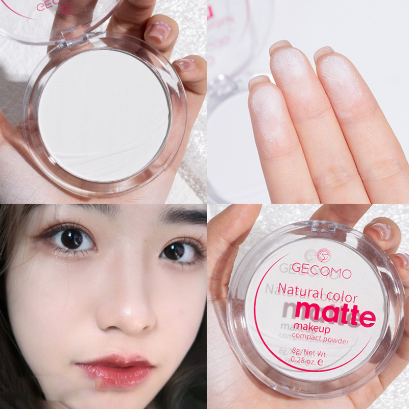 Phấn phủ kiềm dầu siêu mịn Gecomo Makeup Compact Powder 8g