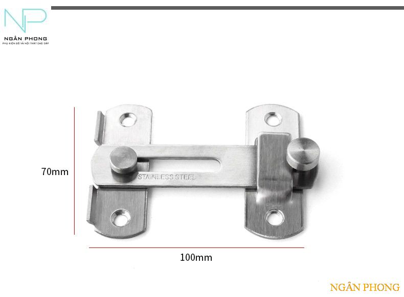 [HCM]CHỐT KHÓA AN TOÀN INOX 201 SỐ 2