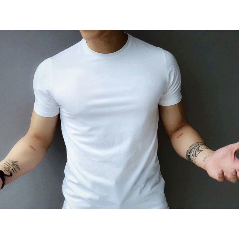 Áo Thun Nam Nữ Form Ôm Body Cotton 100%