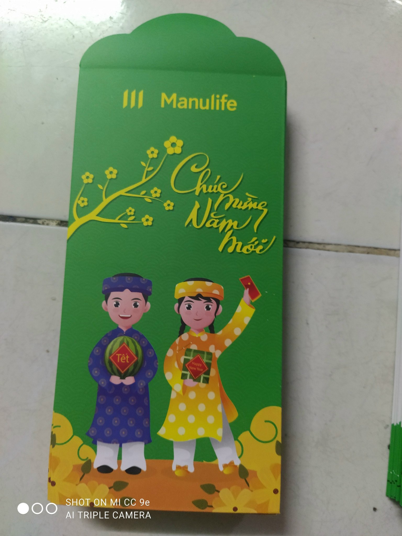COMBO 30 BAO LÌ XÌ MANULIFE MẪU MỚI