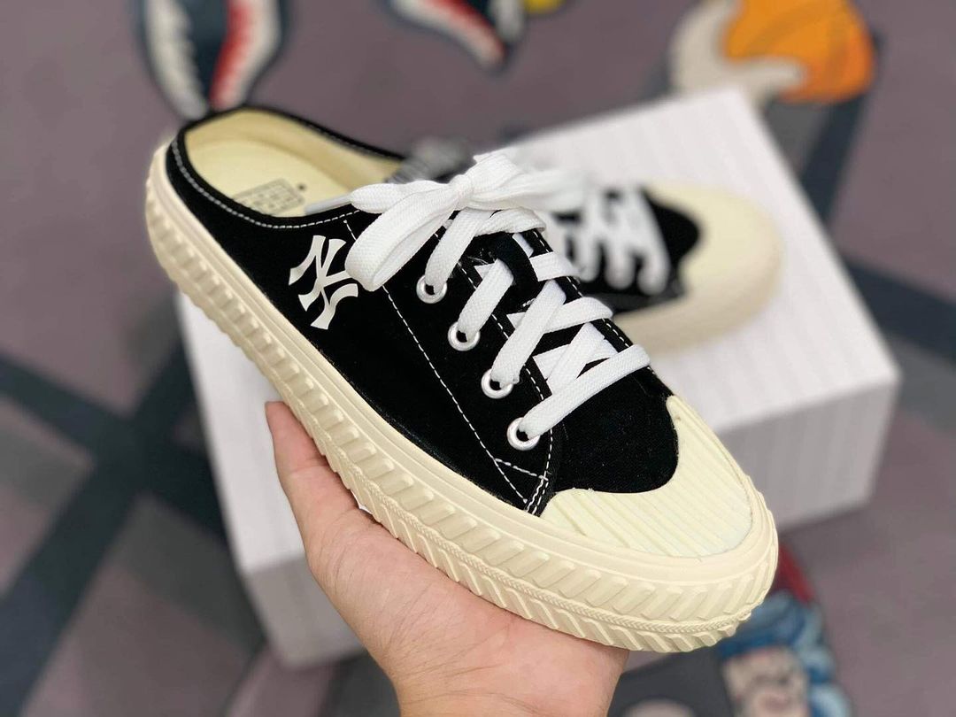 [ Full box + bill ] Sục thể thao ny , sục 𝐌𝐋𝐁 nữ , Sục MLB đen trơn 🥰