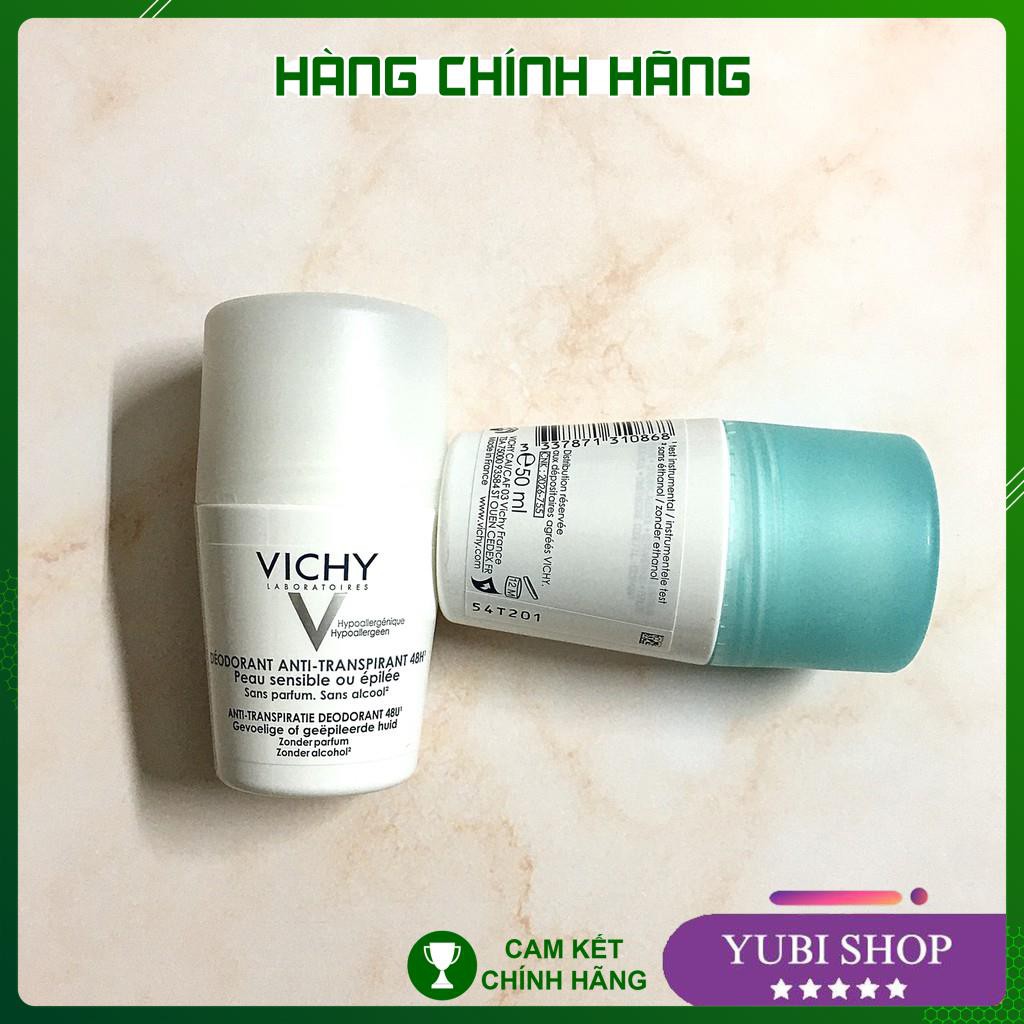 Lăn khử mùi vichy pháp hàng auth - khô thoáng vùng da dưới cánh tay 48h vichy - 50ml - yubi shop