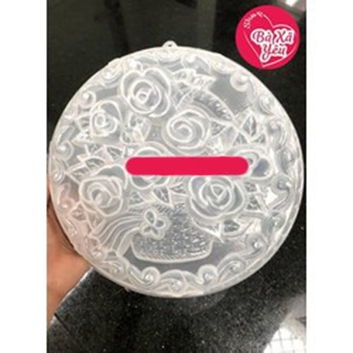 Khuôn rau câu giỏ hoa 20cm