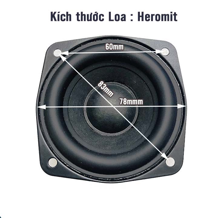 Loa Mid Bass 3inch 15W 4R chất lượng ( bản giới hạn )