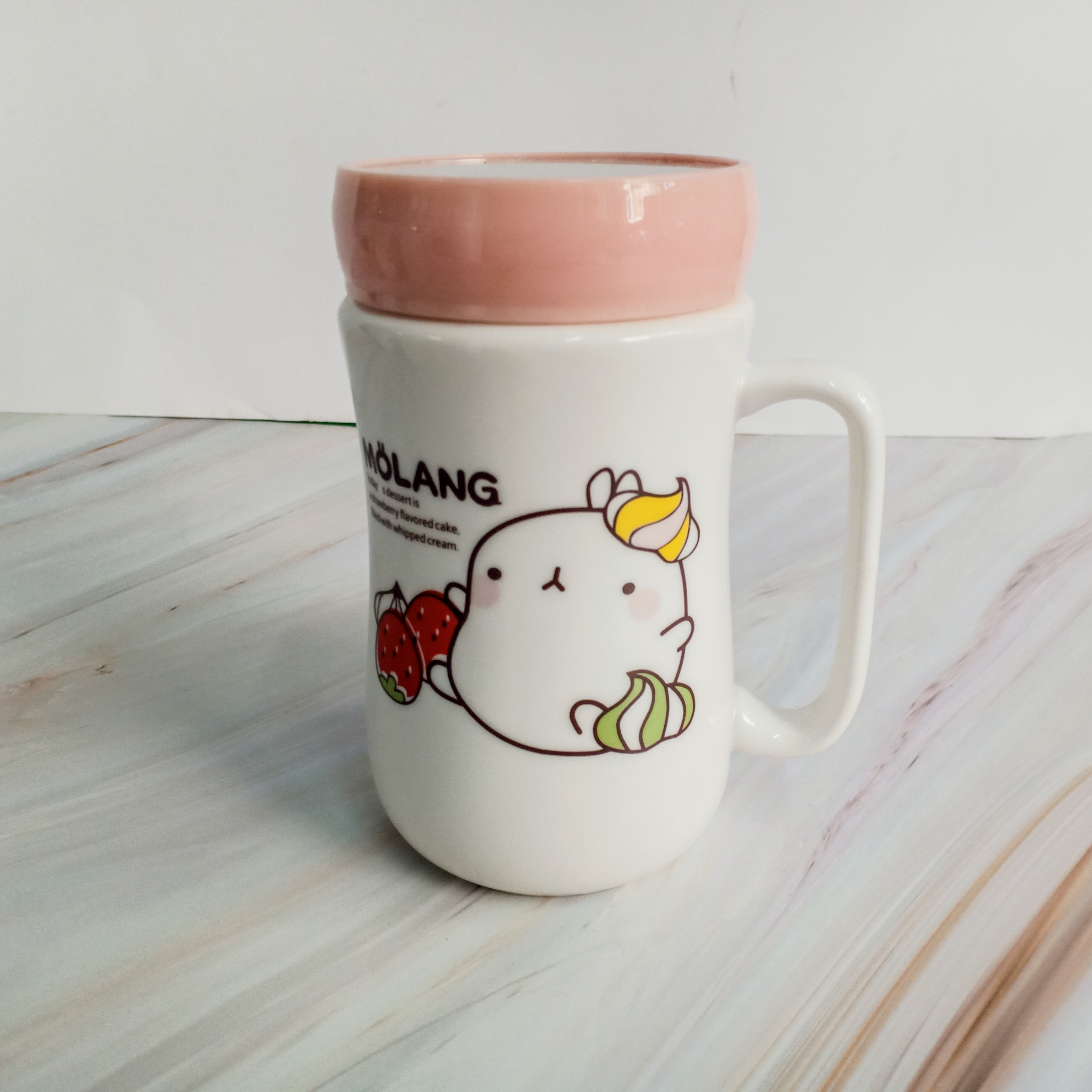 Ca Sứ Giữ Nhiệt Nắp Kiếng Dung Tích 300ml  [ CHỌN KIỂU IB]