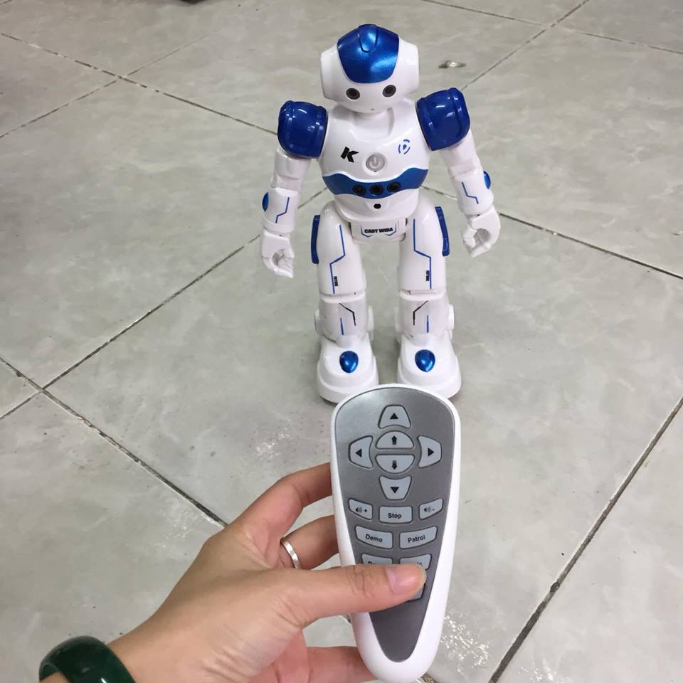 Đồ chơi robot điều khiển từ xa có cảm biến vật cản chính hãng JJRC R2