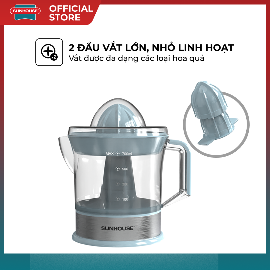 Máy vắt cam Sunhouse SHD5511 – Tự đảo…