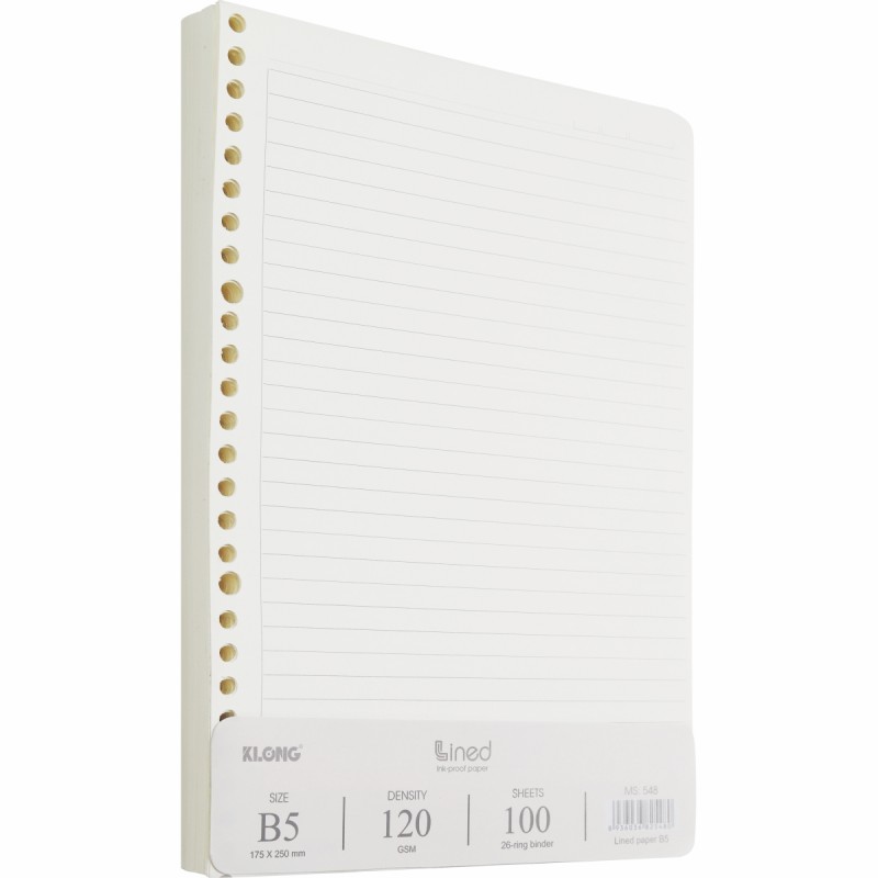 [HCM]RUỘT SỔ CÒNG KLONG CARO / DOT GRID B5 - 100 TỜ
