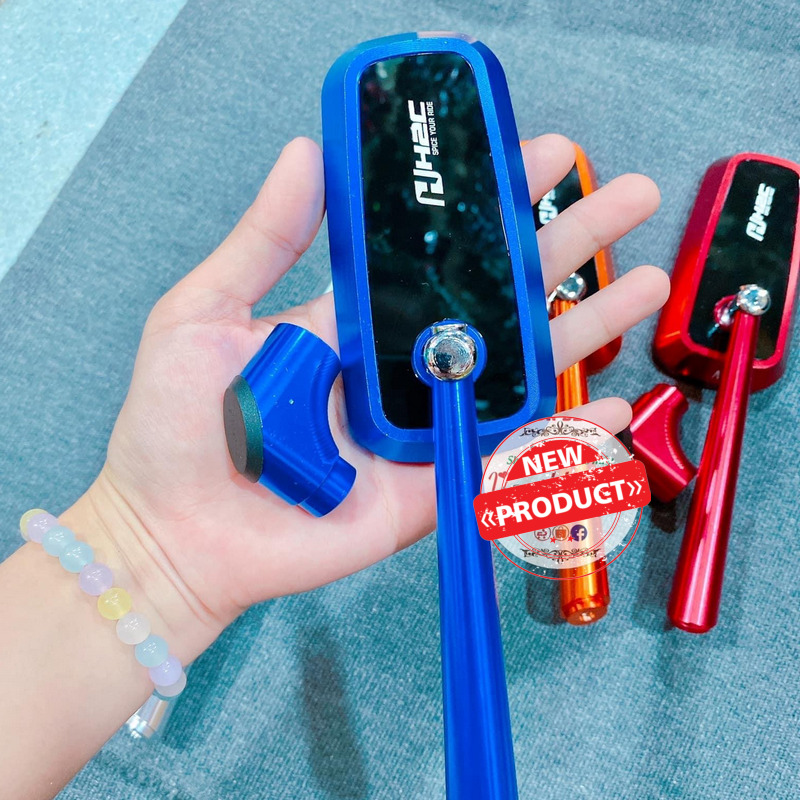 KIẾNG CHIẾU HẬU CAO CẤP H2C FULL NHÔM CNC 1 CHIẾC BÊN TRÍ HÀNG CAO CẤP - MÀU XANH DƯƠNG