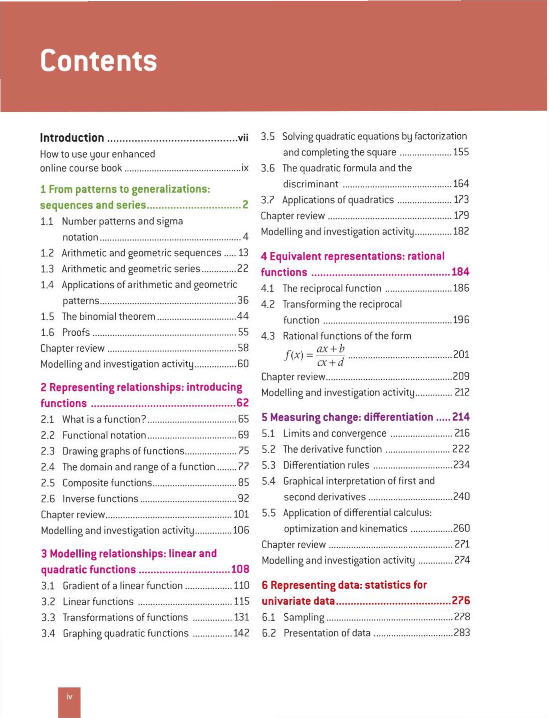 Oxford IB Diploma Programme IB Mathematics: analysis and approaches, Standard Level, Print and Enhanced Online Course Book Pack