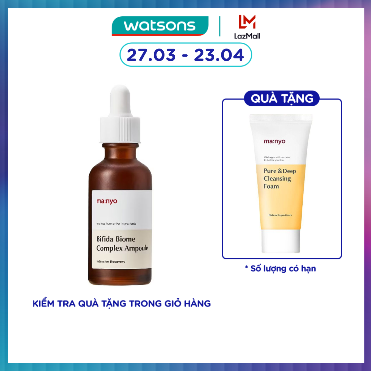 Tinh Chất ma:nyo Bifida Biome Complex Ampoule 30ml