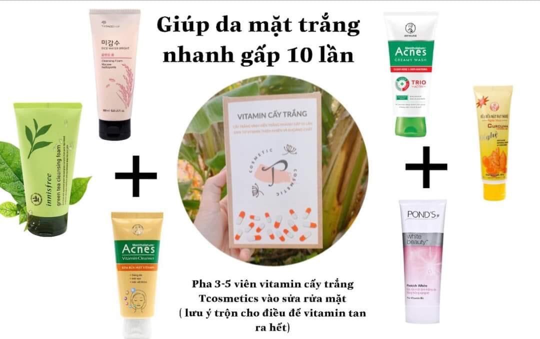 Vitamin cấy trắng da 10 viên