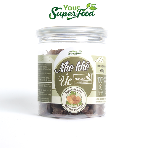 Combo Healthy Mix & Nho Khô Organic Úc