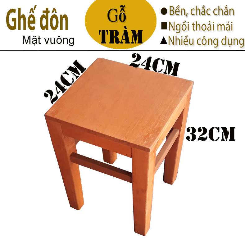GHẾ ĐÔN GỖ TRÀM