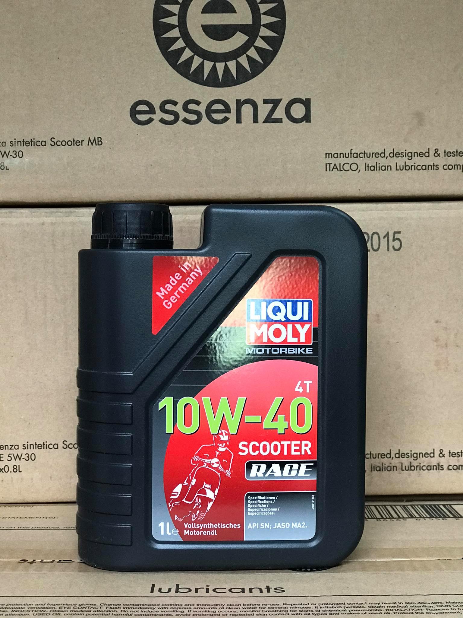 Dầu nhớt xe ga liqui moly scooter race 10w40