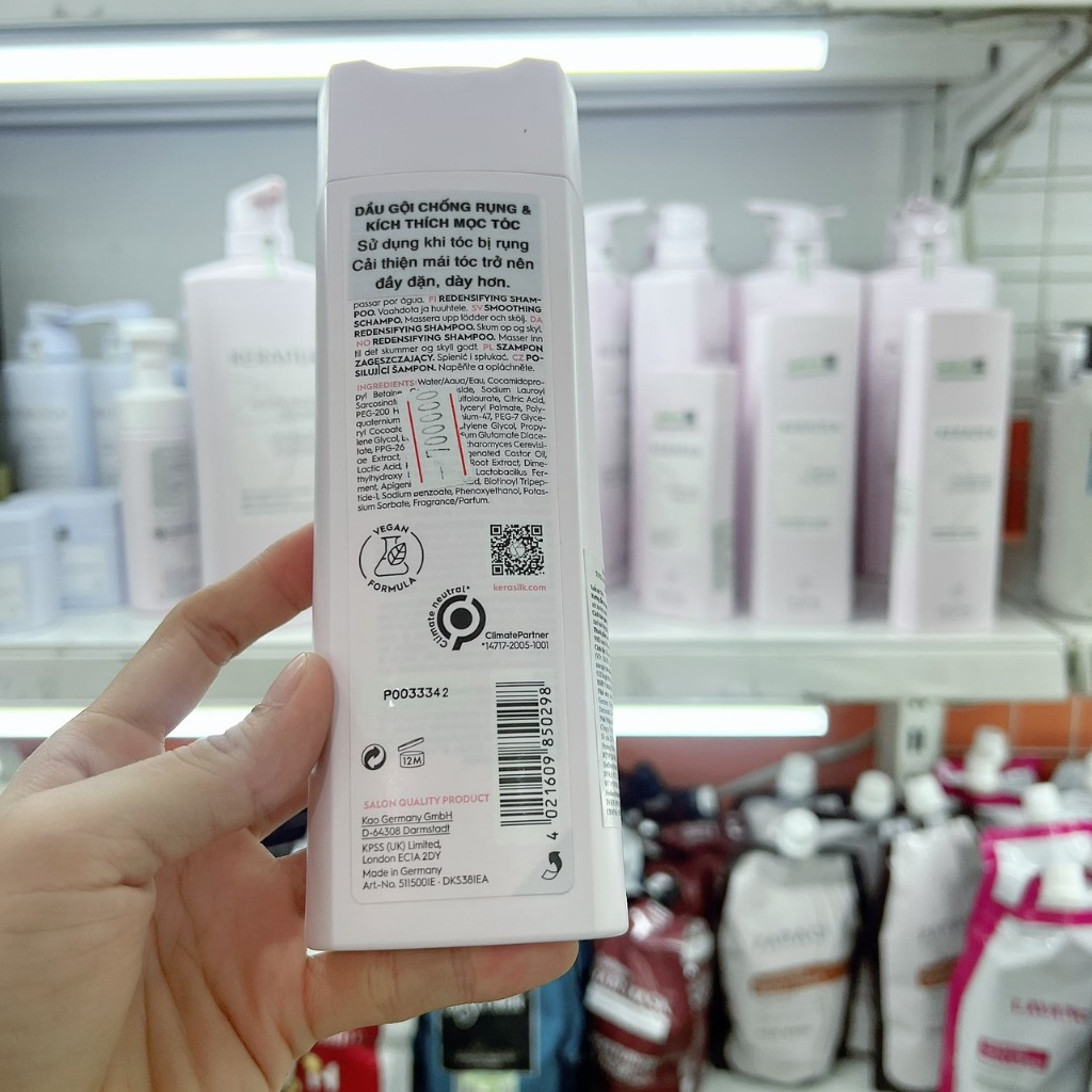 [HCM]Dầu Gội Kích Thích Mọc Tóc Goldwell Kerasilk Revitalize Redensifying 250Ml