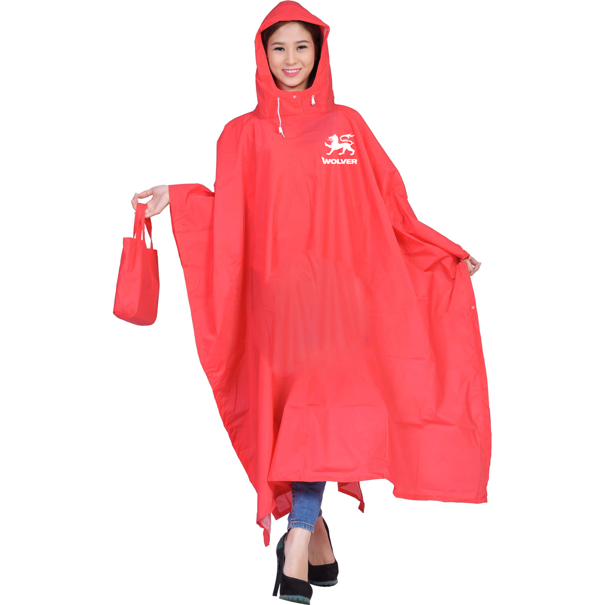 ÁO MƯA CÁNH DƠI NHỰA (màu sắc ngẫu nhiên)