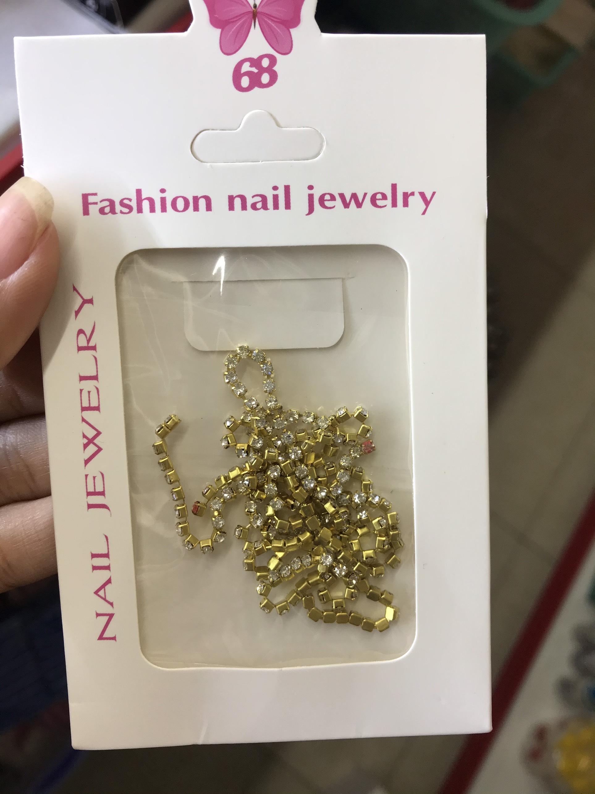 Đá dây trang trí móng siêu sáng - Nail 937