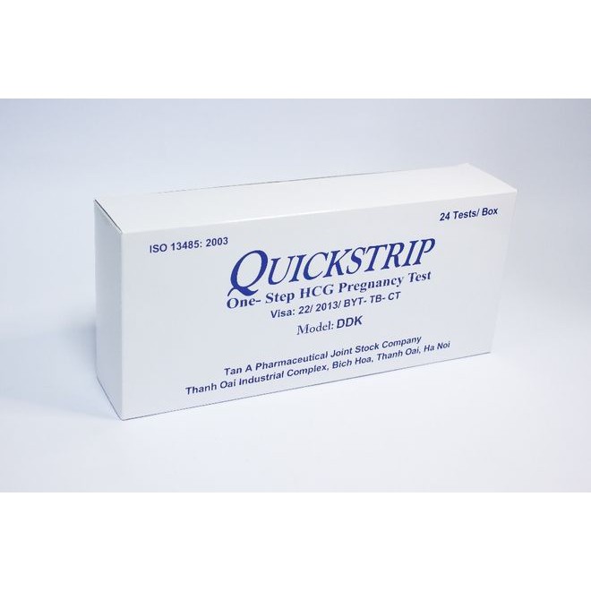 Que thử thai Quickstrip hộp 24 que