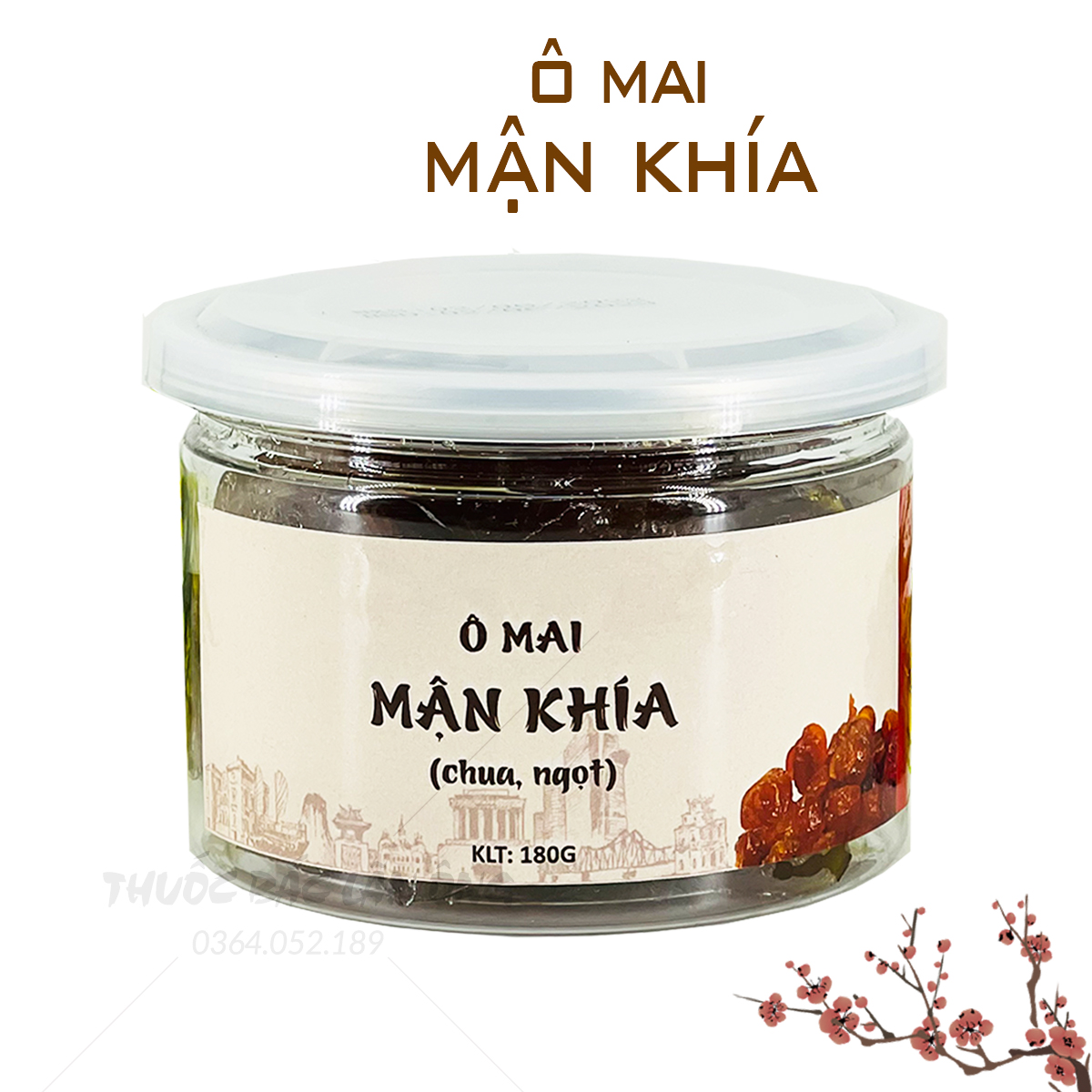 Ô mai mận khía đặc Sản Hà Nội (Vị chua ngọt, dẻo, thơm ngon)