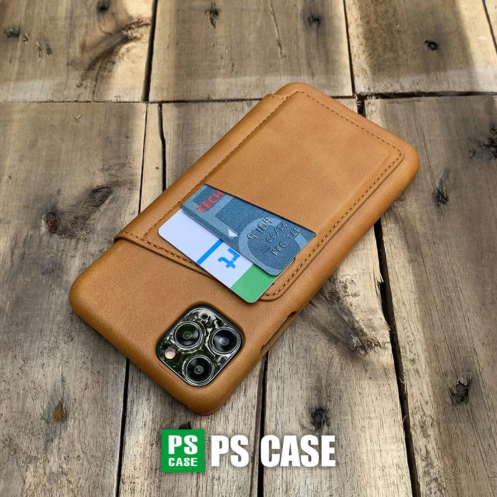 Bao da kiêm ví dành cho iPhone 11 Pro - màu vàng - PS Case Phân Phối