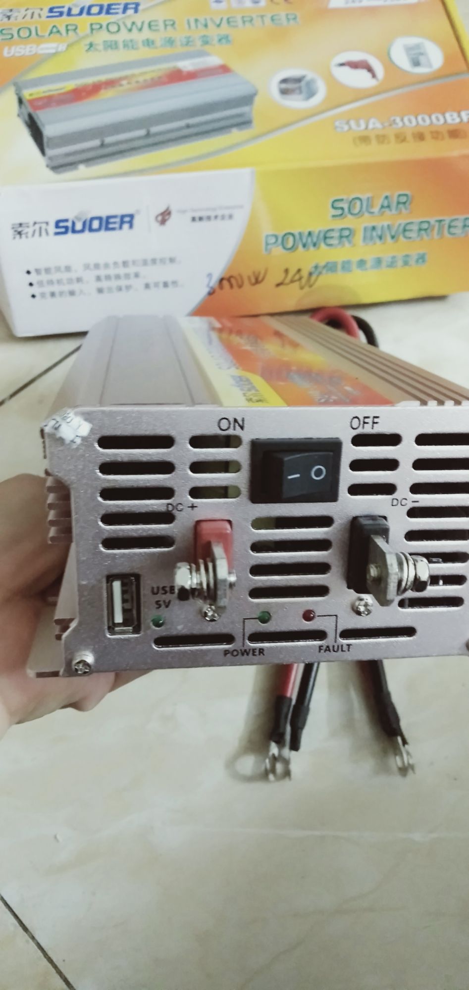 bộ đổi điện 24v lên 220v 3000w