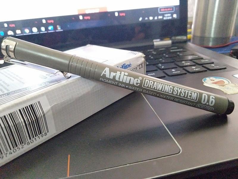 [HCM]Bút vẽ kỹ thuật Artline EK-236N Drawing System Pen ngòi 0.6mm