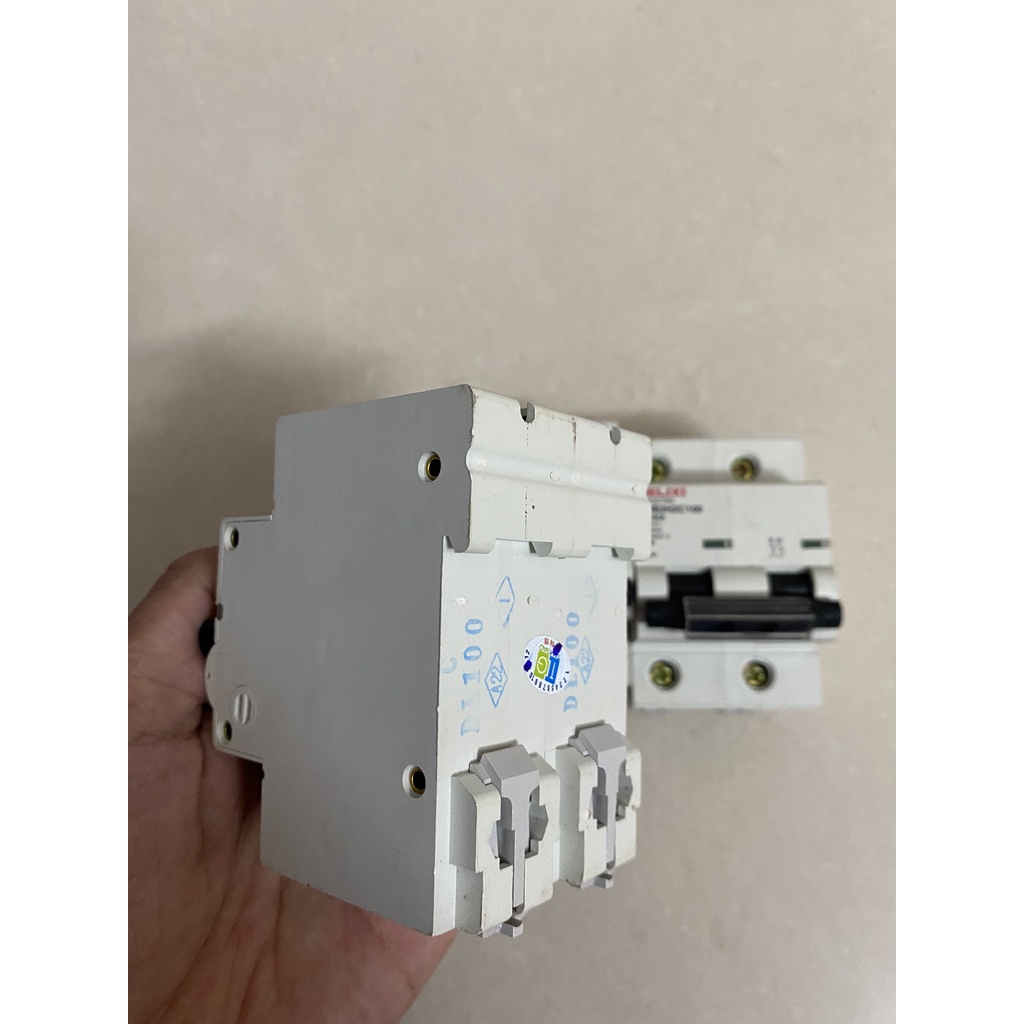 Cầu Dao Tự Động CB 2 Pha, 3 Pha 100A Delixi, Hàng Chất Lượng