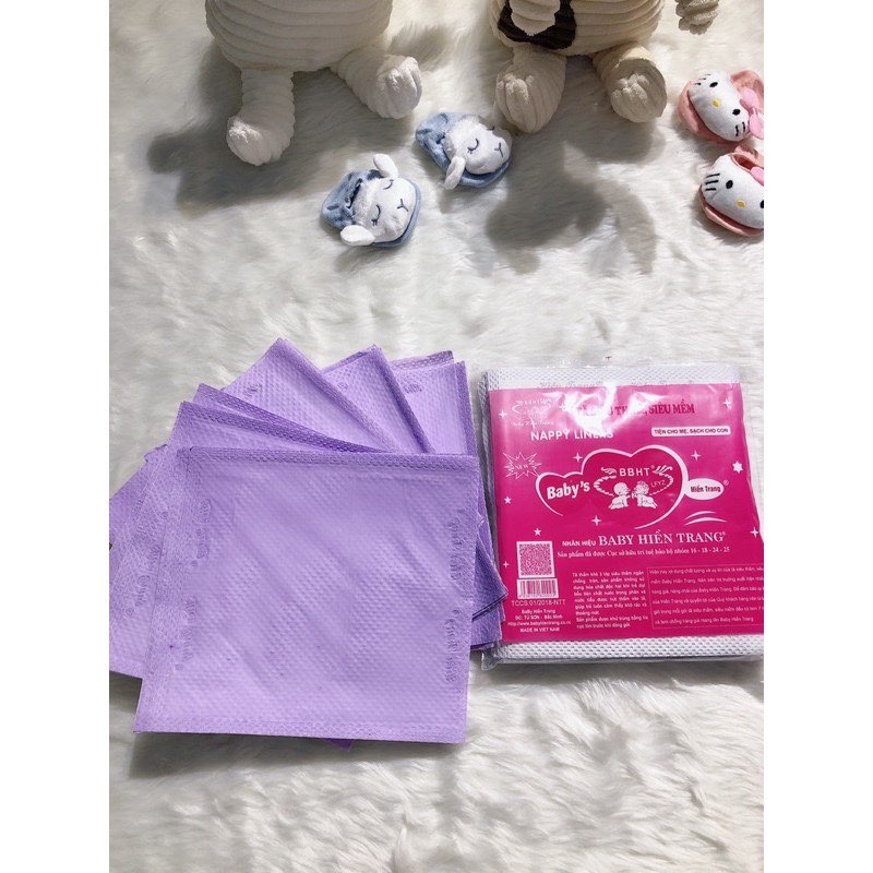 Bịch (9-10 tờ) Lót phân xu 03 lớp cho bé sơ sinh