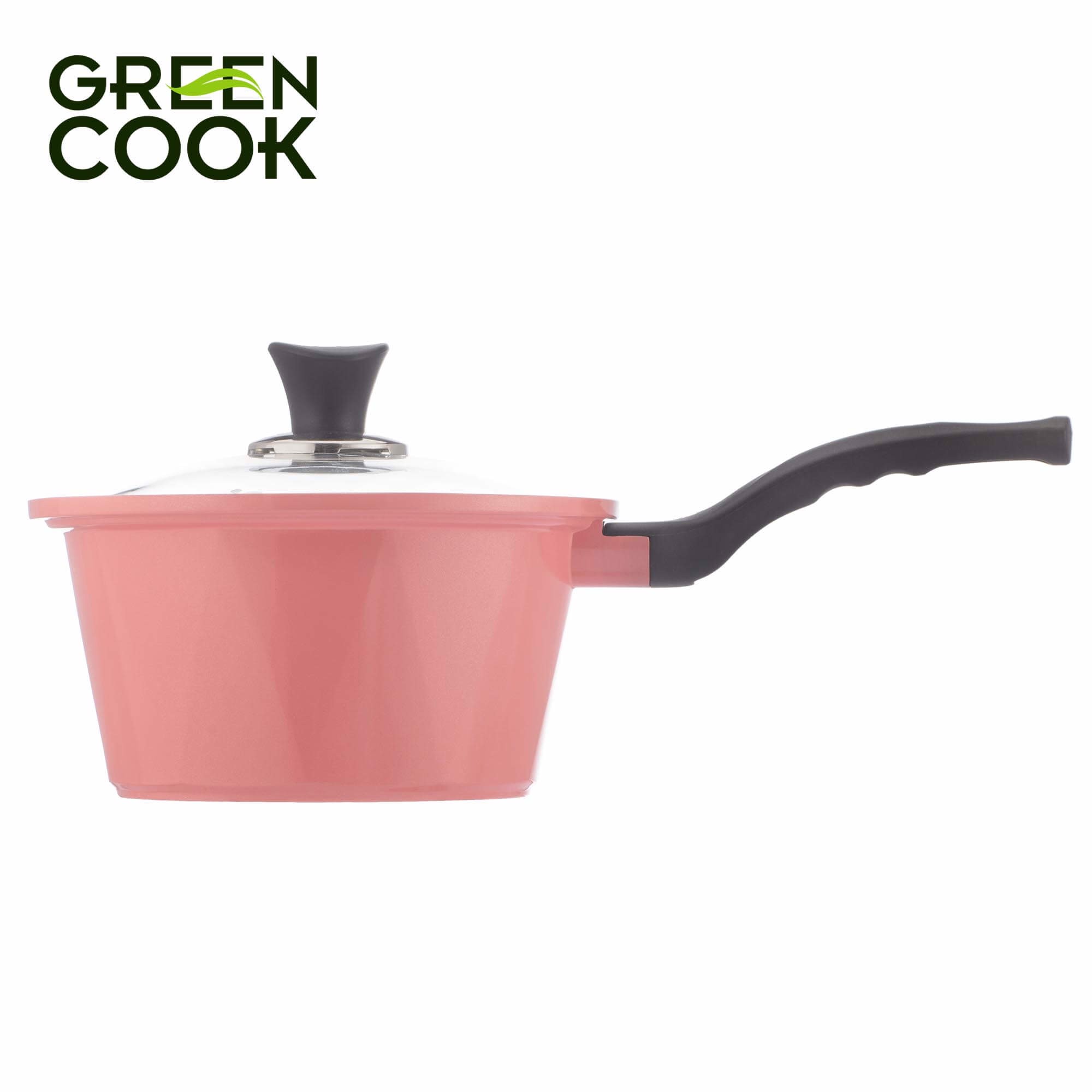 Nồi Đúc Ceramic Vân Đá Đáy Từ Chống Dính 18cm