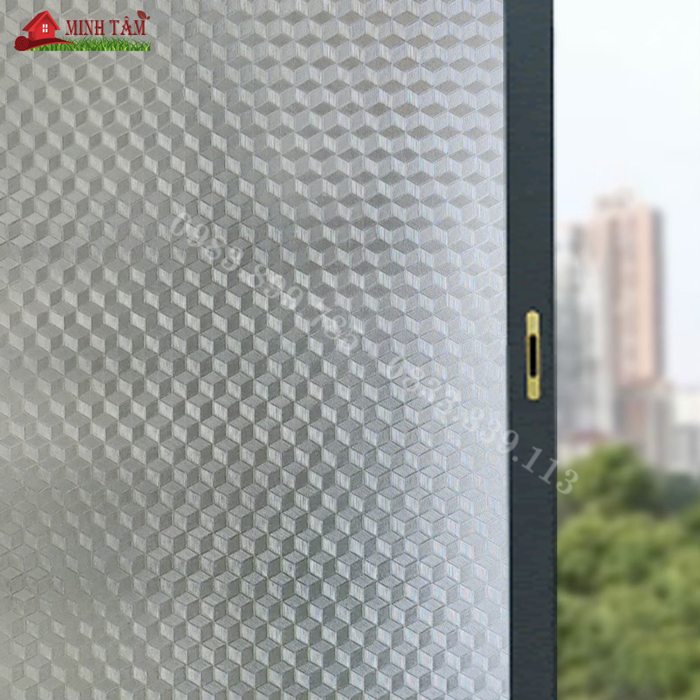 [1,2m x 1m] Decal dán kính cát mờ nhiều mẫu