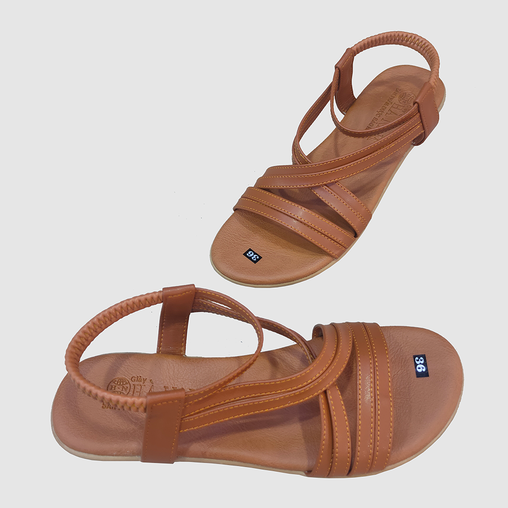 [HCM]Giày Sandal Nữ Da Bò Thật TiTi ĐÔ Cao Cấp DNU2111