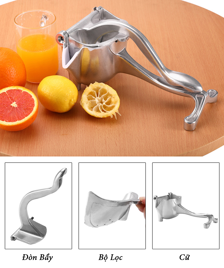 DỤNG CỤ VẮT CAM BẰNG INOX, Máy vắt cam, Máy vắt cam Inox, Máy vắt cam bằng tay cao cấp, Dụng cụ vắt cam, Máy vắt cam không dùng điện - MÁY ÉP CẦM TAY GIÁ RẺ. BẢO HÀNH 1 ĐỔI 1 TOÀN QUỐC