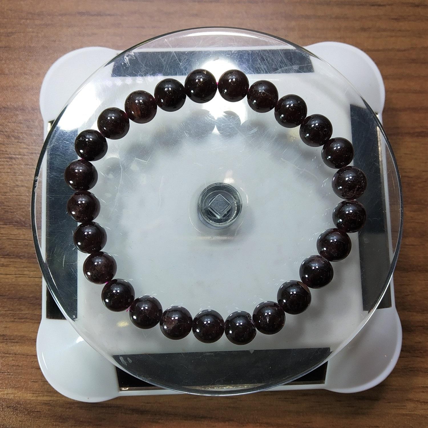 Vòng phong thủy, vòng đá garnet 8li