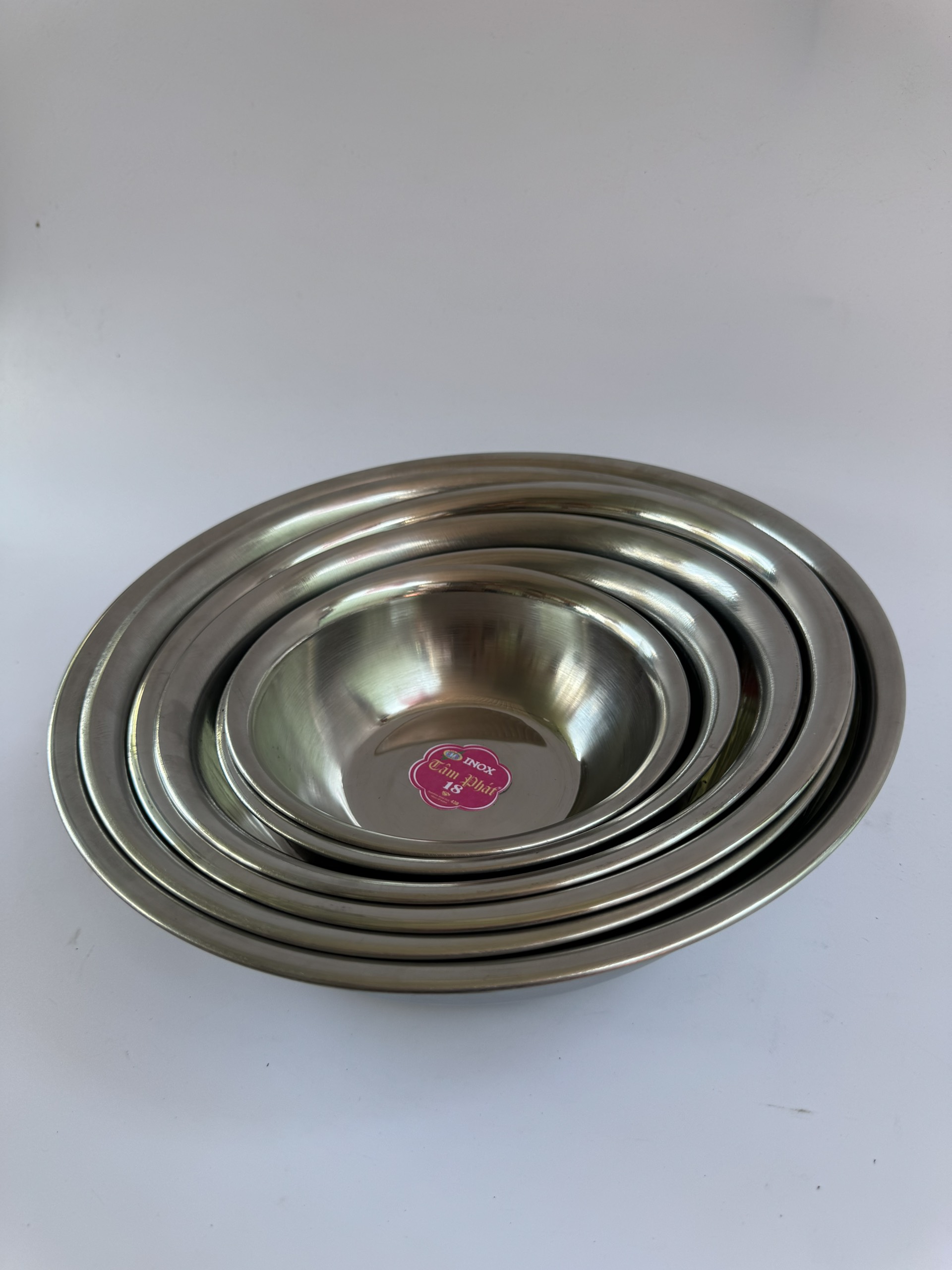 Thau inox sâu, dày đẹp