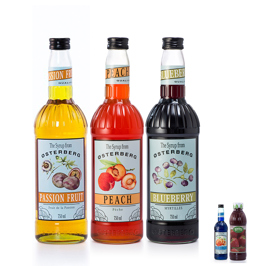Syrup Osterberg Lychee (Vải) 750ml - nguyên liệu pha chế CloudMart
