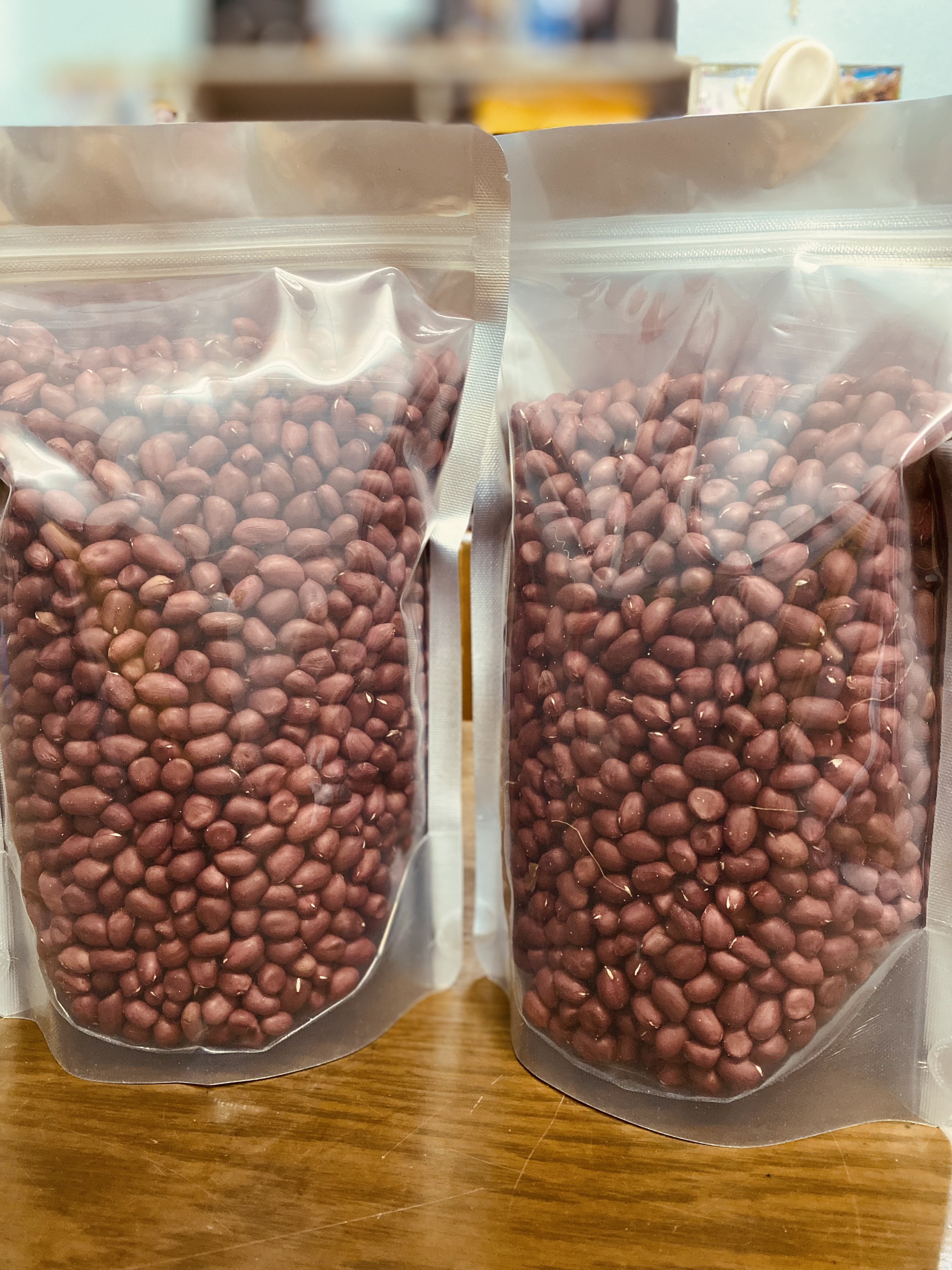 1kg Lạc đỏ - Đậu phộng đỏ bóc thủ công