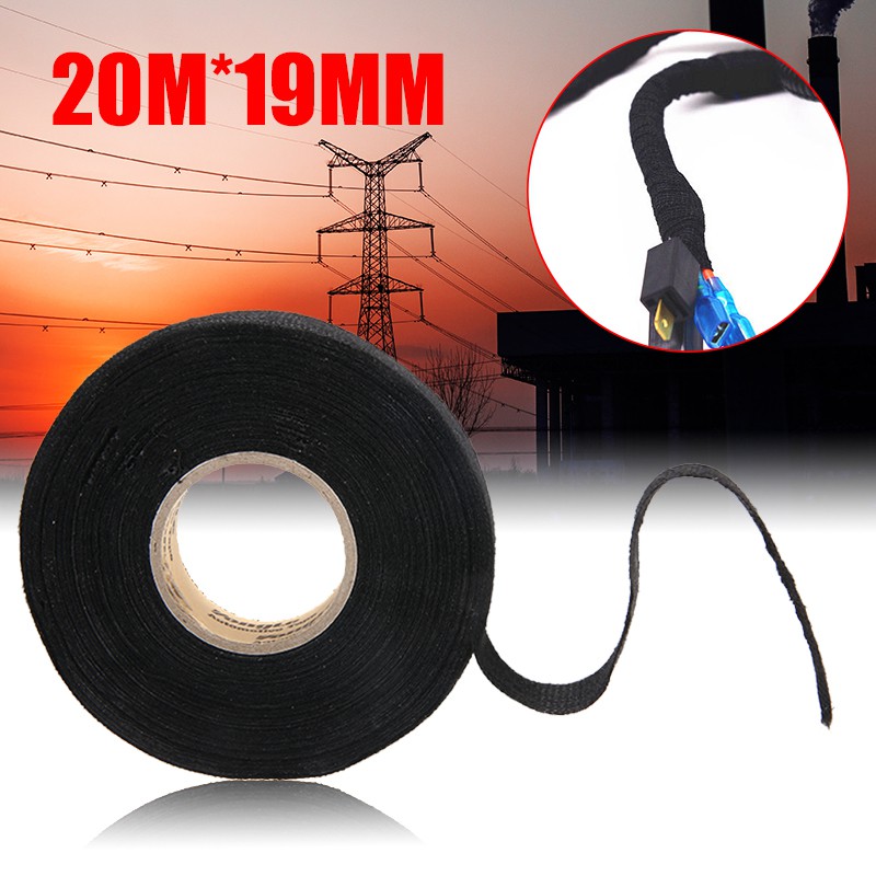 cuộn băng dính vải quấn dây điện 20mx19mm