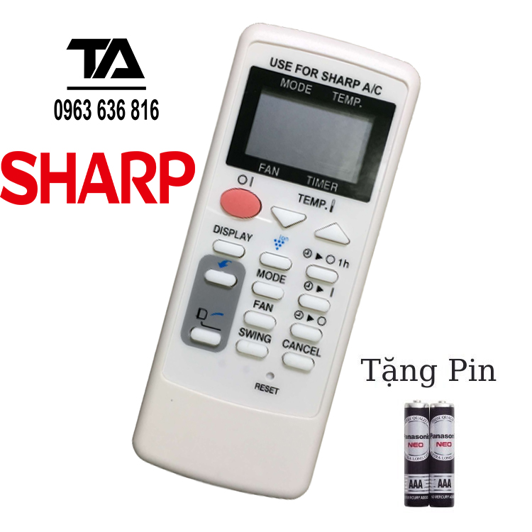 [ FREESHIP ] ✔ REMOTE MÁY LẠNH SHARP CRMC-A751JBEZ - Điều khiển điều hòa SHARP CRMC-A751JBEZ