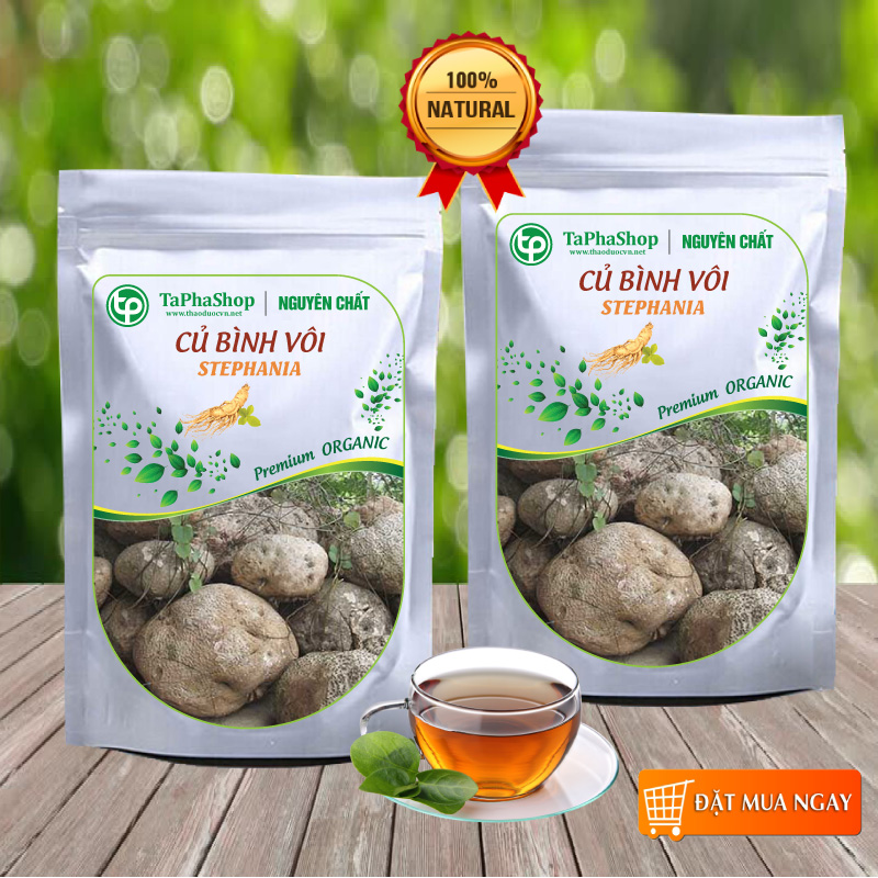 Củ bình vôi sấy khô 500g - Thảo Dược Tấn Phát