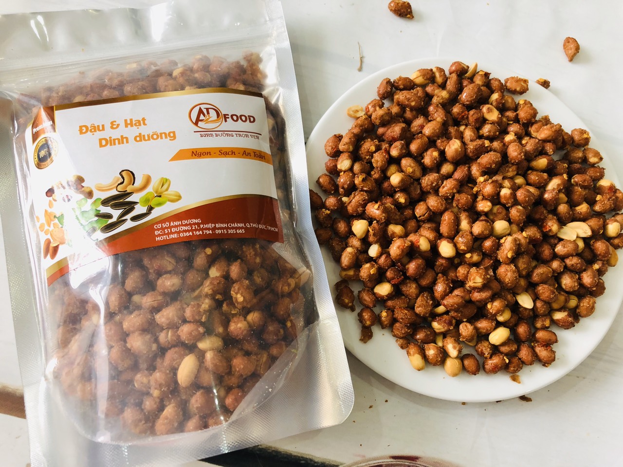 500g đậu phộng tỏi ớt siêu ngon