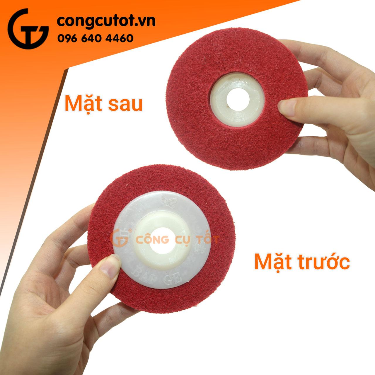 Bộ 10 miếng nỉ đánh bóng Inox Φ100
