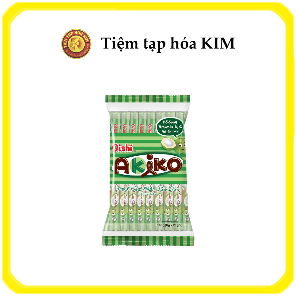 Snack que nhân Akiko Oishi gói 160g