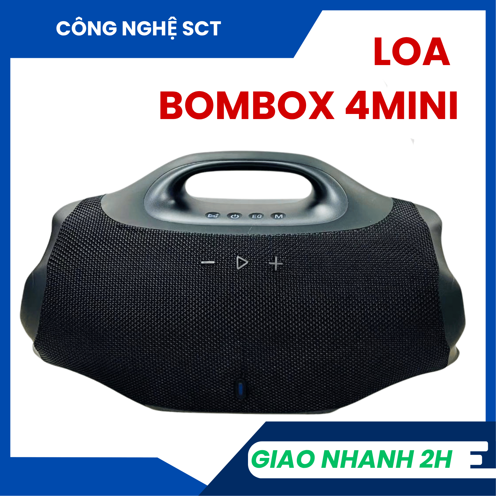 Loa Bluetooth Bombox 4 Mini / BS-269 Nhỏ Nhẹ, Pin Trâu, Bass Cực, Kết Nối Mọi Thiết Bị – Mở Lên Là Chill