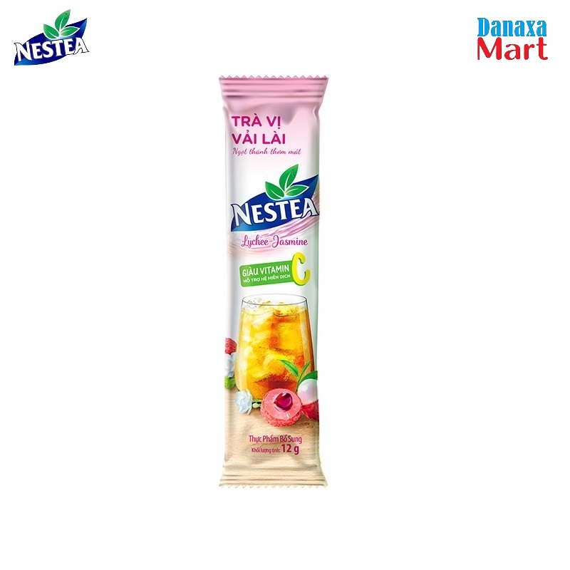 Trà Nestea vị Vải và Hương hoa lài (Hộp 12 gói x 12g)
