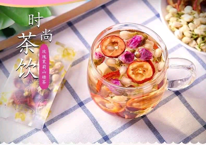 [HCM]Set 10 gói Trà Nhài & Hoa Hồng & Sơn Tra