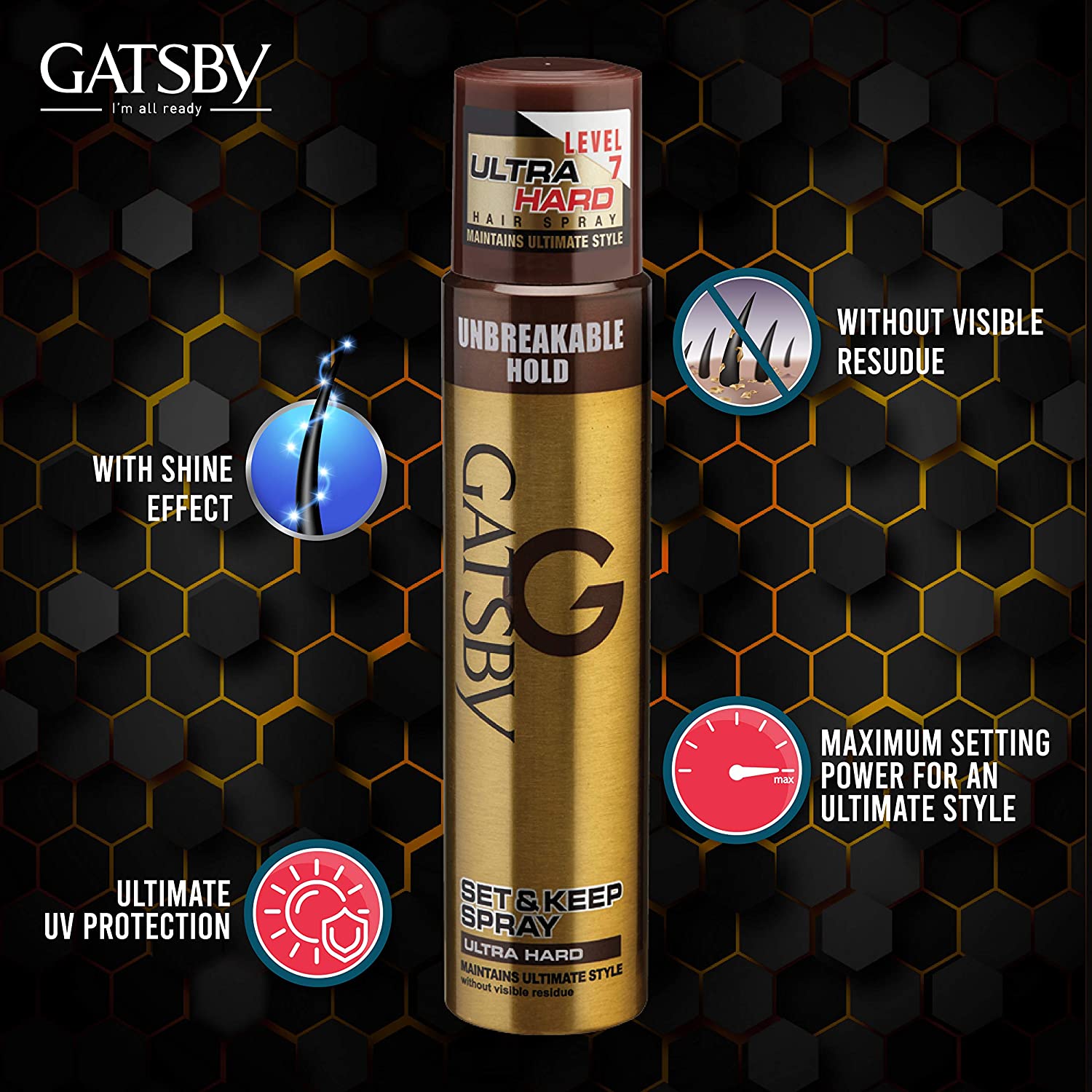 Combo Sáp Vuốt Tóc Volcanic + Gôm Gatsby