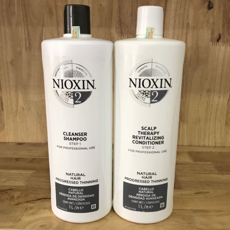 [Nioxin]  Dầu gội chống rụng tóc Nioxin System 2 Shampoo 1000ml