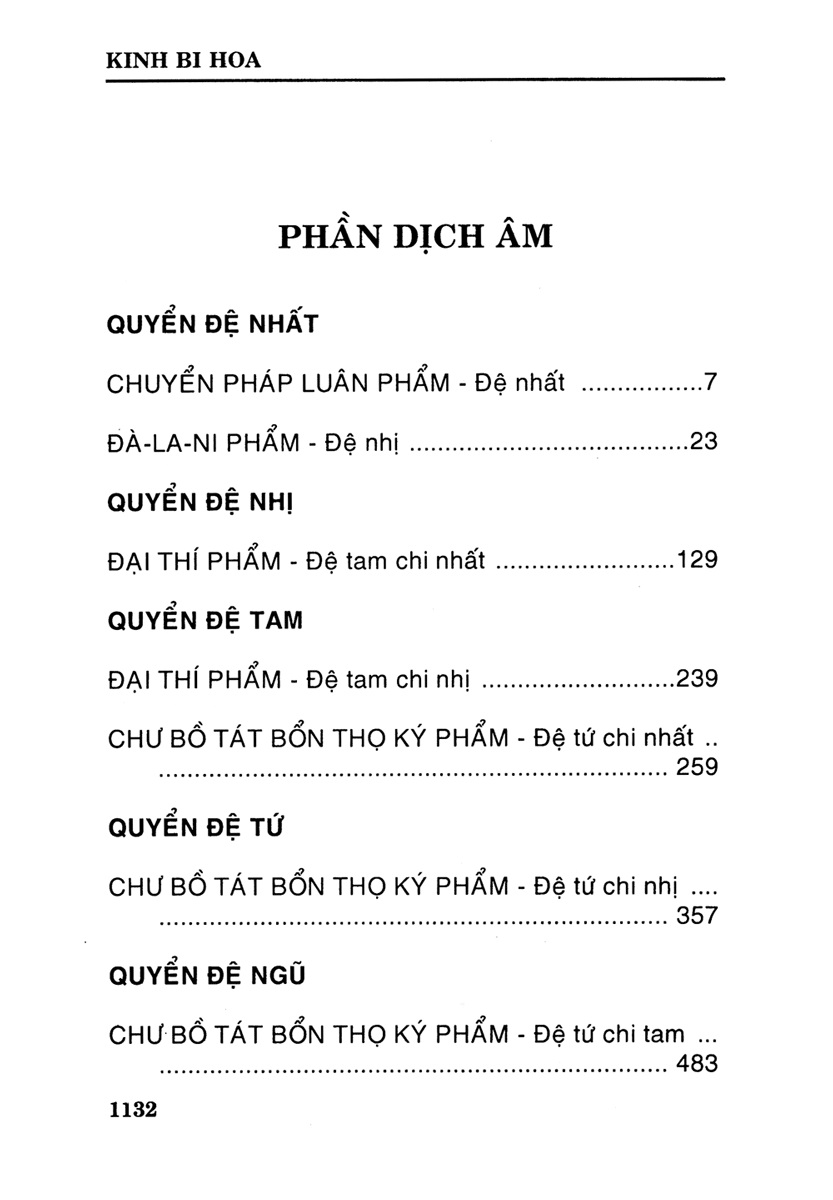 Sách Kinh Bi Hoa - QB - Newshop