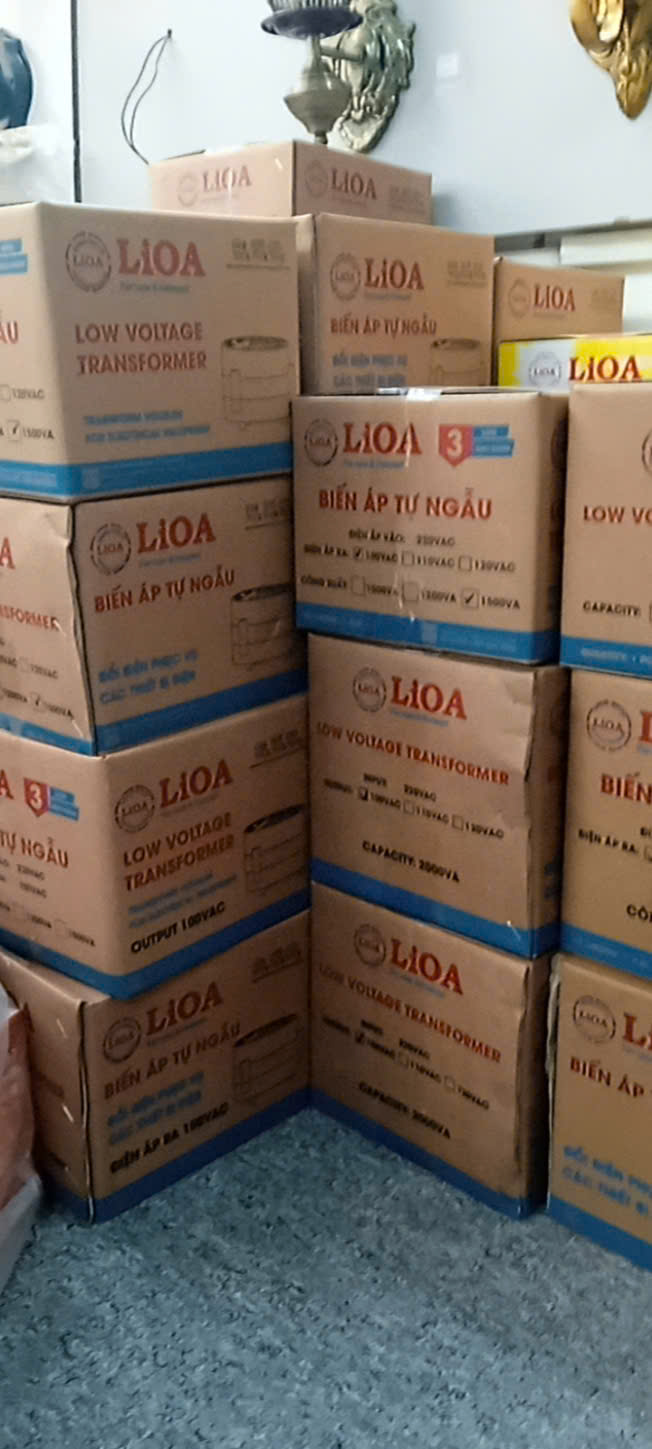 Biến áp đổi nguồn hạ áp Lioa 1200VA